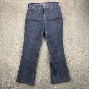 Not‎ Your Daughters Jeans Womens 8P Lift Tuck Technology Dark Wash Bootcut Jeans